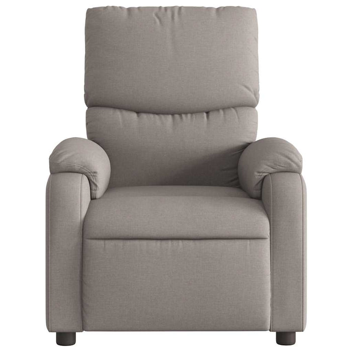 Fotoliu rabatabil, gri taupe, material textil - WALTI WALTI