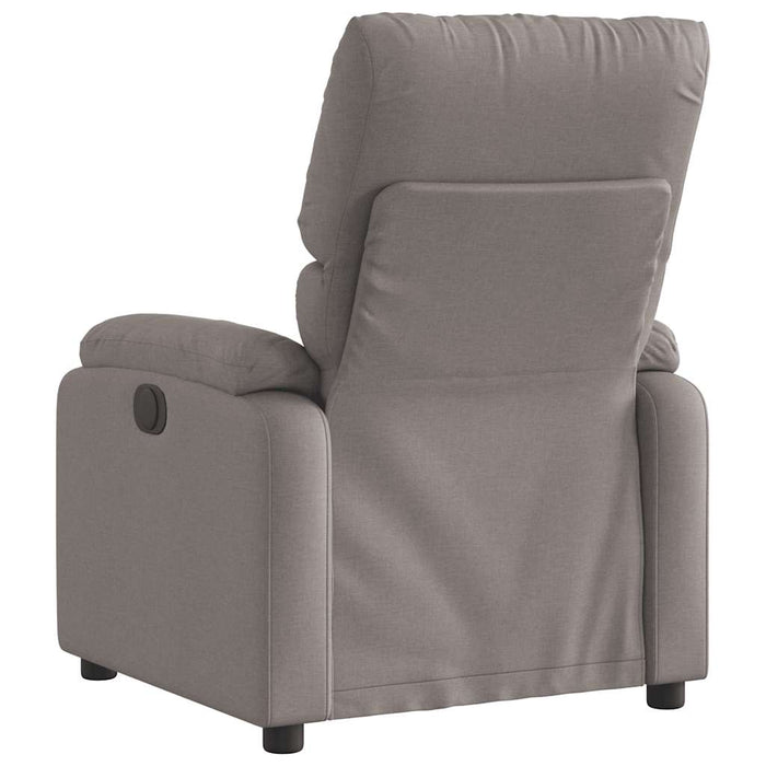 Fotoliu rabatabil, gri taupe, material textil - WALTI WALTI