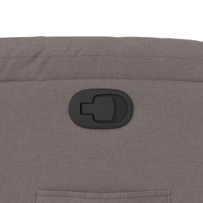Fotoliu rabatabil, gri taupe, material textil - WALTI WALTI