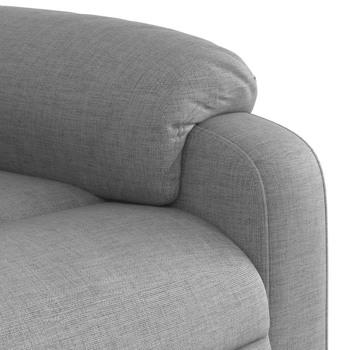 Fotoliu de masaj rabatabil, gri deschis, textil - WALTI WALTI