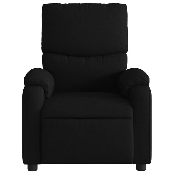 Fotoliu de masaj rabatabil, negru, material textil - WALTI WALTI