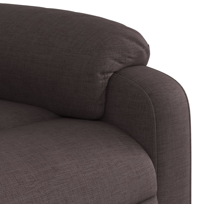 Fotoliu de masaj rabatabil, maro închis, material textil - WALTI WALTI