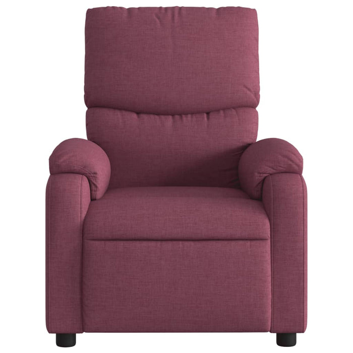Fotoliu de masaj rabatabil, violet, material textil WALTI