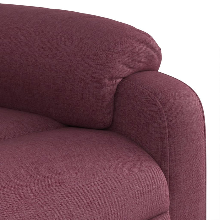 Fotoliu de masaj rabatabil, violet, material textil WALTI