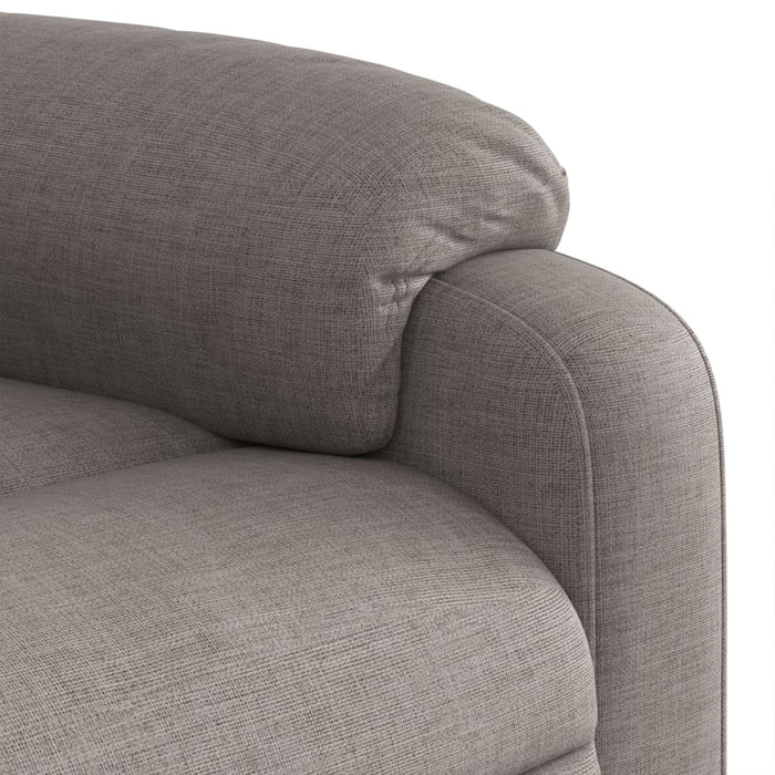Fotoliu de masaj rabatabil, gri taupe, material textil - WALTI WALTI