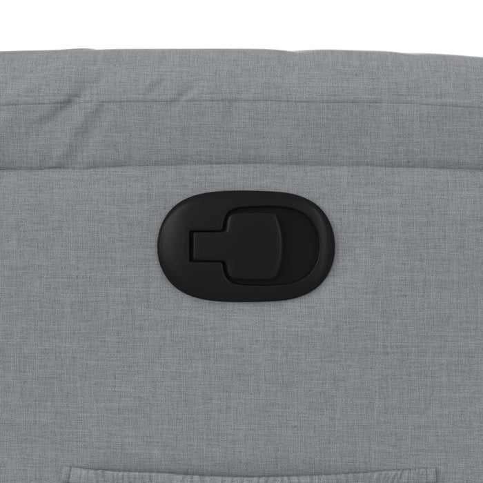 Fotoliu rabatabil, gri deschis, material textil - WALTI WALTI