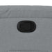 Fotoliu rabatabil, gri deschis, material textil - WALTI WALTI