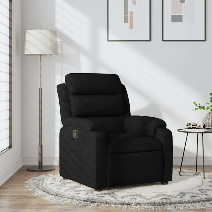Fotoliu rabatabil, negru, material textil - WALTI WALTI