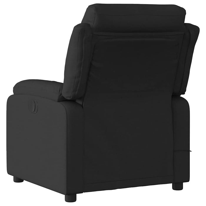 Fotoliu de masaj rabatabil, negru, material textil WALTI