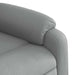 Fotoliu rabatabil, gri deschis, material textil - WALTI WALTI