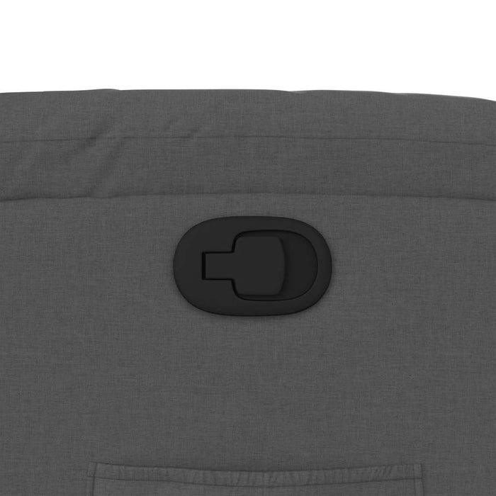 Fotoliu rabatabil, gri închis, material textil - WALTI WALTI