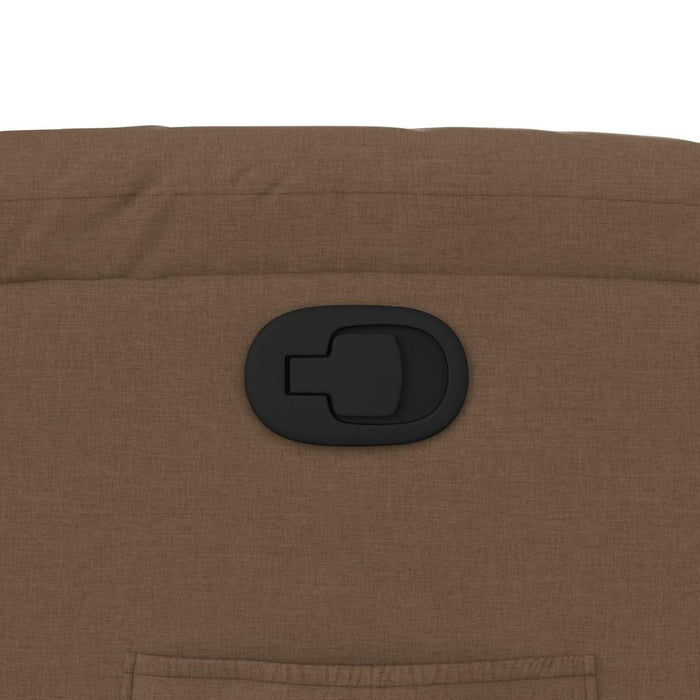 Fotoliu rabatabil, maro, material textil WALTI