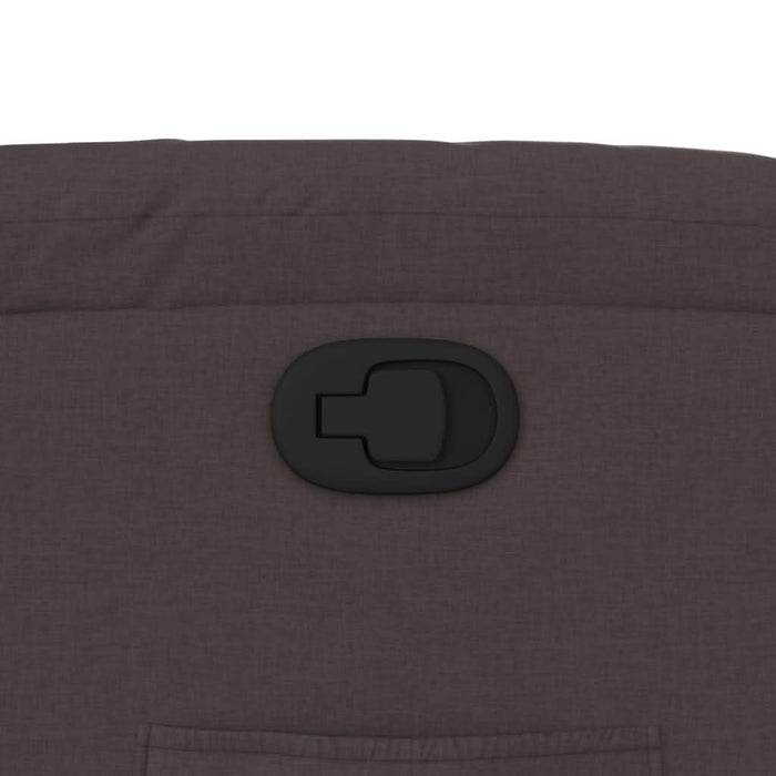 Fotoliu rabatabil, maro închis, material textil - WALTI WALTI