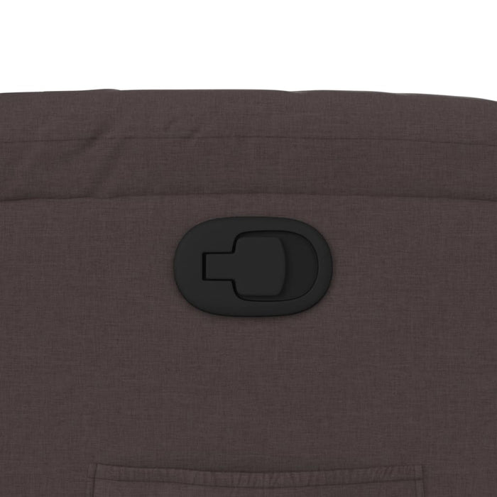 Fotoliu rabatabil, maro închis, material textil - WALTI WALTI