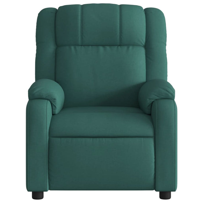 Fotoliu rabatabil, verde închis, material textil - WALTI WALTI