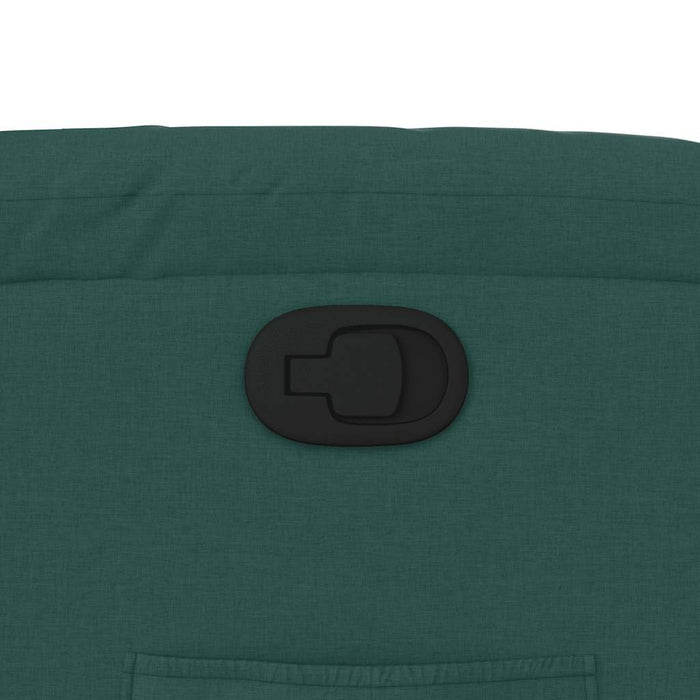 Fotoliu rabatabil, verde închis, material textil - WALTI WALTI