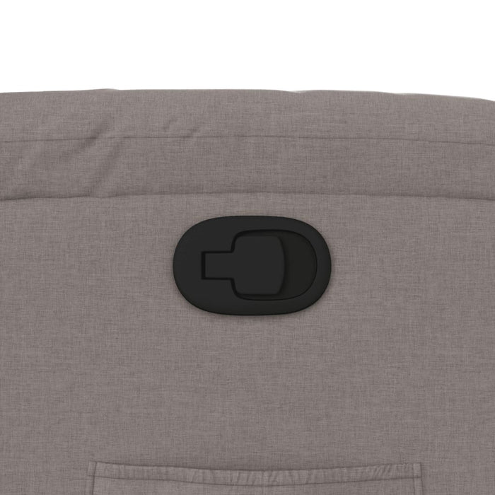 Fotoliu rabatabil, gri taupe, material textil - WALTI WALTI