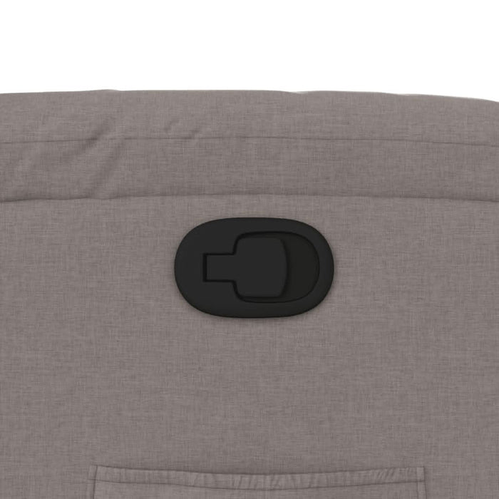 Fotoliu rabatabil, gri taupe, material textil - WALTI WALTI