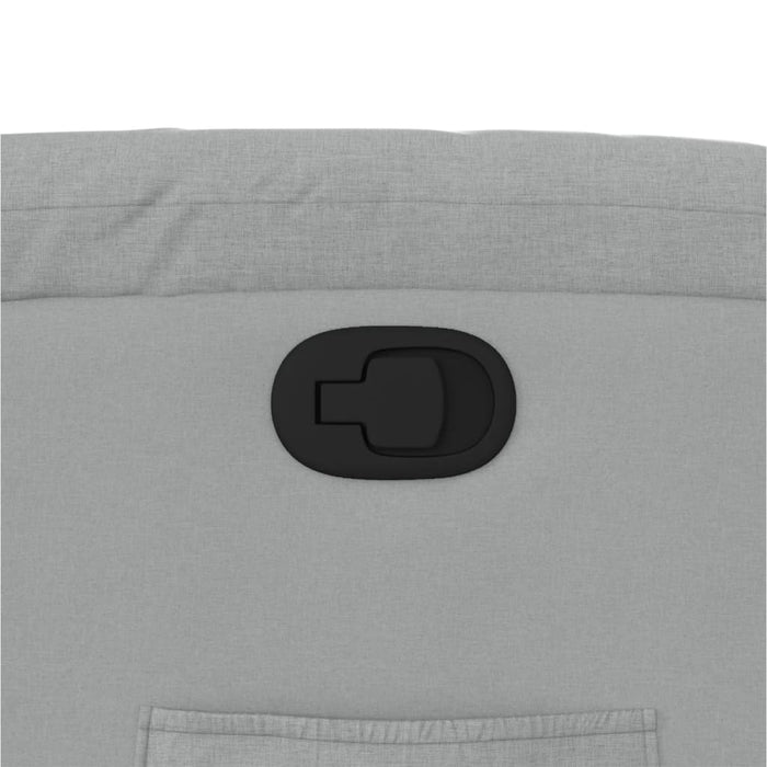 Fotoliu rabatabil, gri deschis, material textil - WALTI WALTI