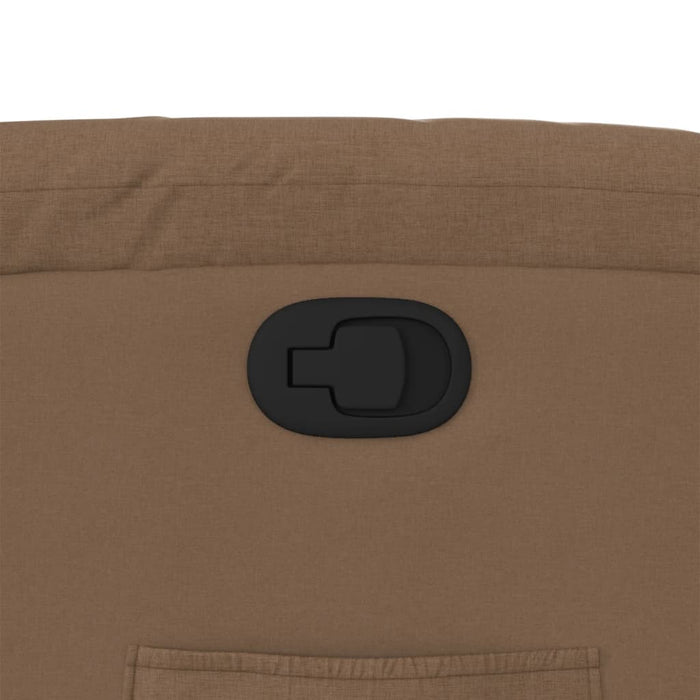 Fotoliu rabatabil, maro, material textil WALTI