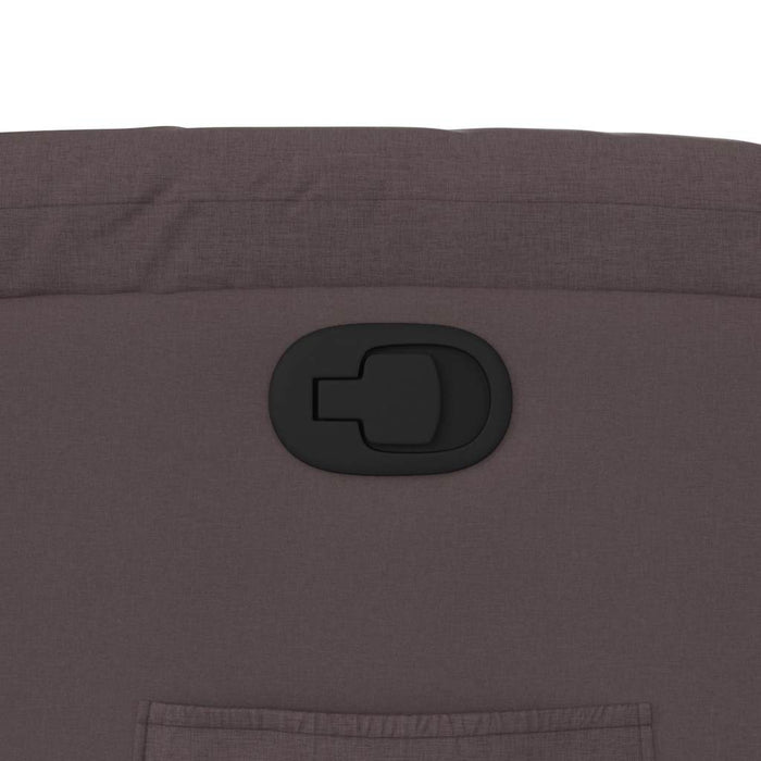 Fotoliu rabatabil, maro închis, material textil WALTI