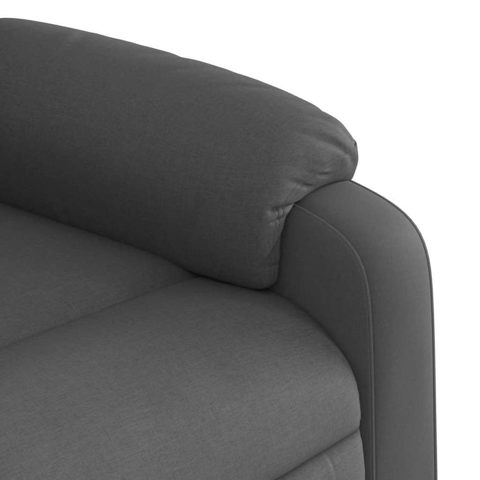 Fotoliu de masaj rabatabil, gri închis, material textil - WALTI WALTI