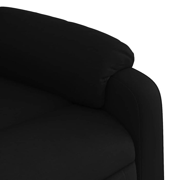 Fotoliu de masaj rabatabil, negru, material textil - WALTI WALTI