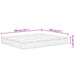 Saltea arcuri buzunar Super King Size fermitate medie 160x200cm - WALTI WALTI