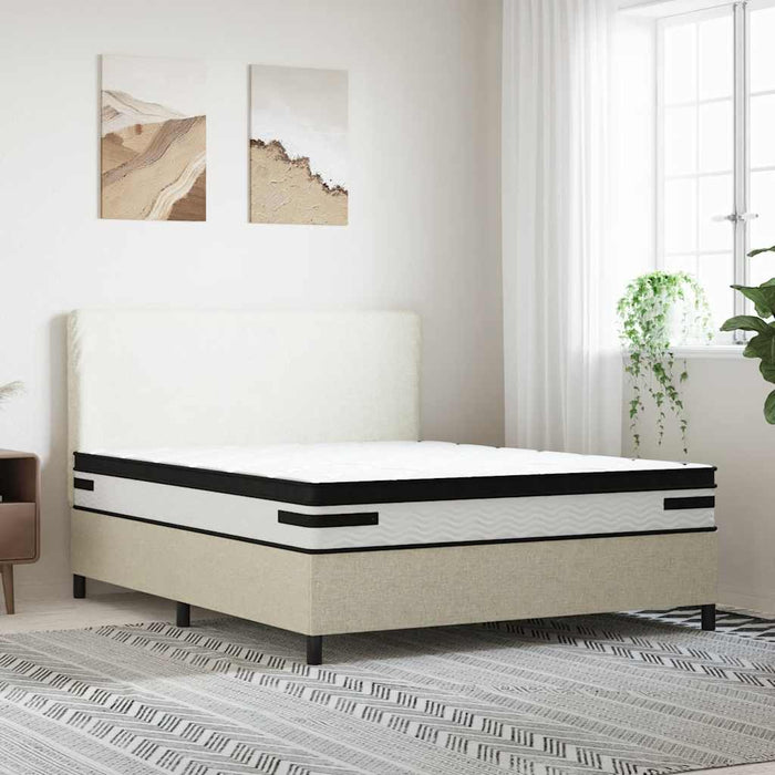 Saltea cu arcuri împachetate Mediu Plus 160 x 200 cm Alb WALTI