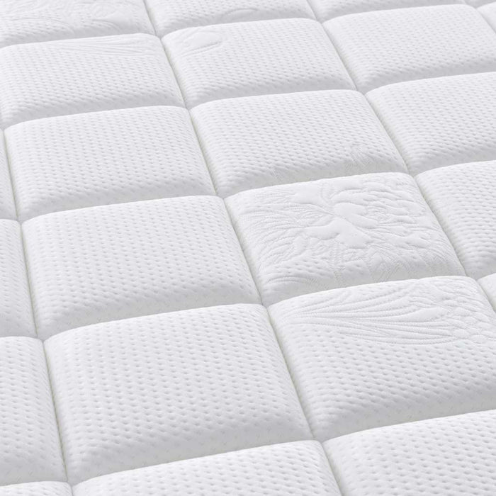 Saltea cu arcuri împachetate Mediu Plus 200 x 200 cm Alb WALTI
