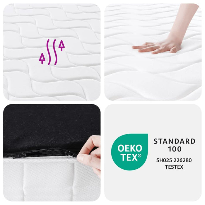 Saltea cu arcuri buzunare Single Size fermitate medie 90x190 cm - WALTI WALTI