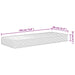 Saltea din spumă Single Size, fermitate medie moale, 90x190 cm - WALTI WALTI