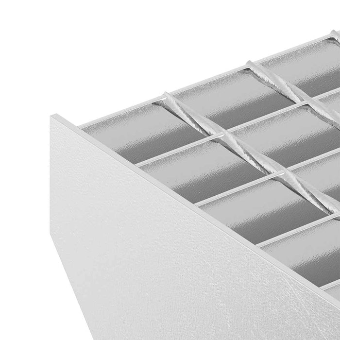 Treaptă tip grătar, 90x24x7 cm, oțel galvanizat - WALTI WALTI