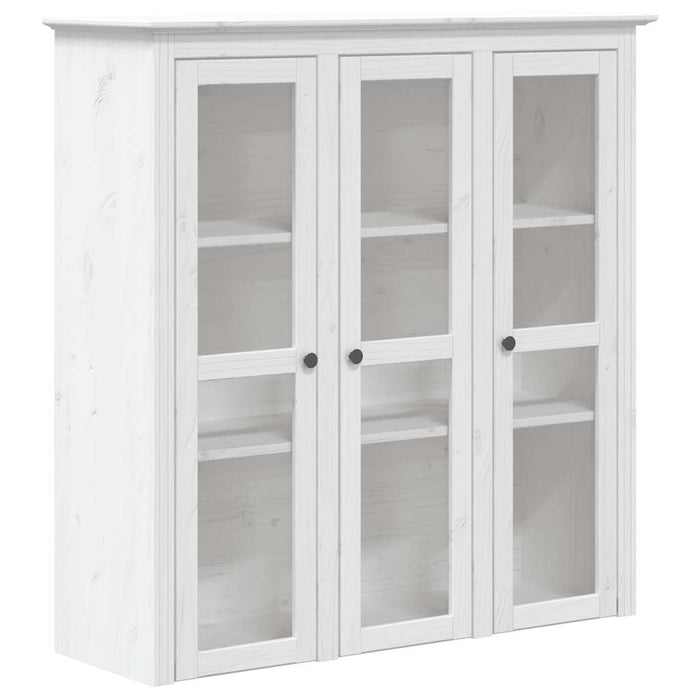 Dulap Înalt "BODO", alb, 115,5x43x200,5 cm, lemn masiv de pin - WALTI WALTI