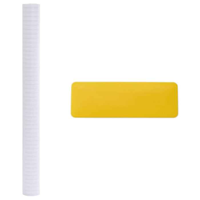 Folii fereastră, design sablat cu dungi, PVC - WALTI WALTI
