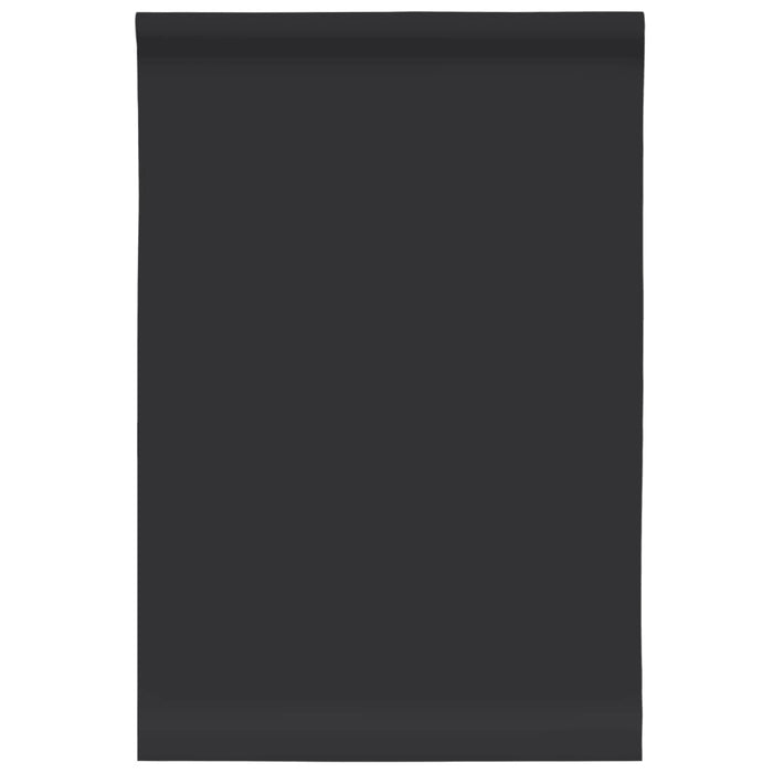 Autocolante pentru mobilier, negru mat, 90x500 cm, PVC WALTI