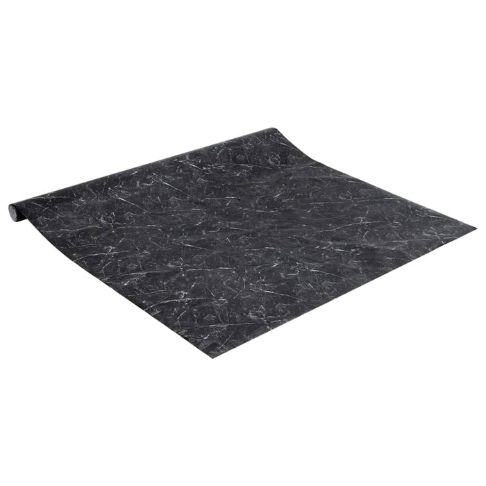 Autocolante pentru mobilier marmură, negru, 90x500 cm, PVC - WALTI WALTI