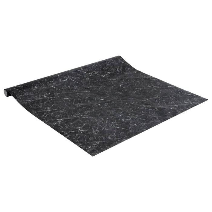 Autocolante pentru mobilier marmură, negru, 90x500 cm, PVC - WALTI WALTI