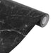 Autocolante pentru mobilier marmură, negru, 90x500 cm, PVC - WALTI WALTI