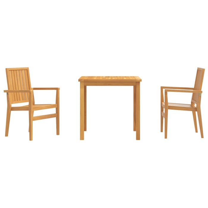 Set mobilier pentru grădină, 3 piese, lemn masiv de tec - WALTI WALTI