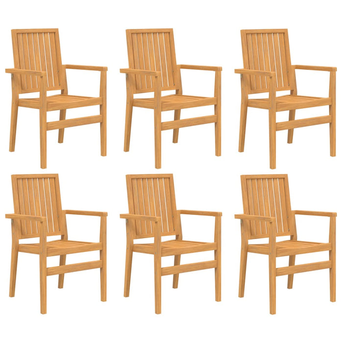 Set mobilier de grădină, 7 piese, lemn masiv de tec WALTI