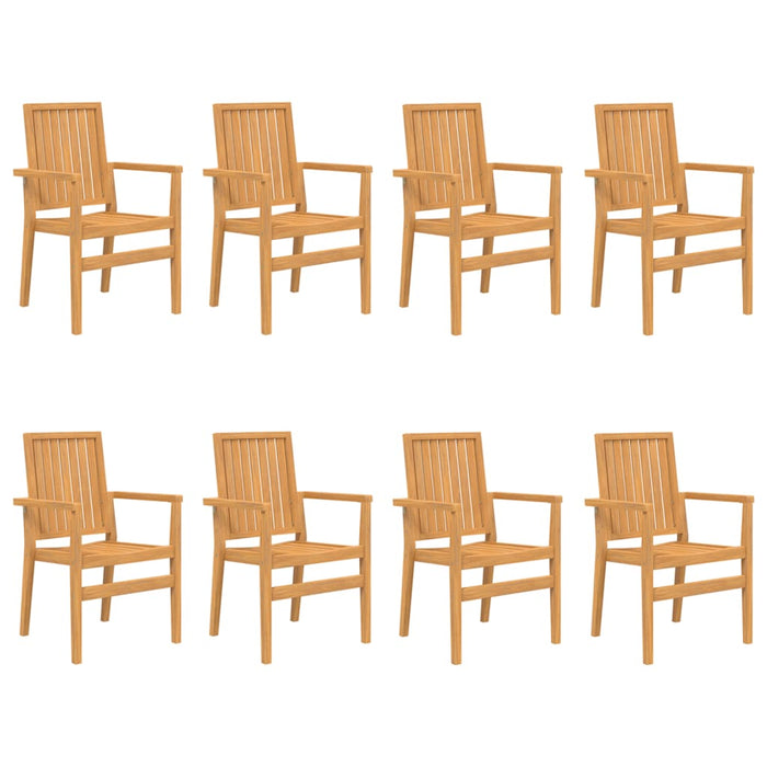 Set mobilier de grădină, 9 piese, lemn masiv de tec - WALTI WALTI