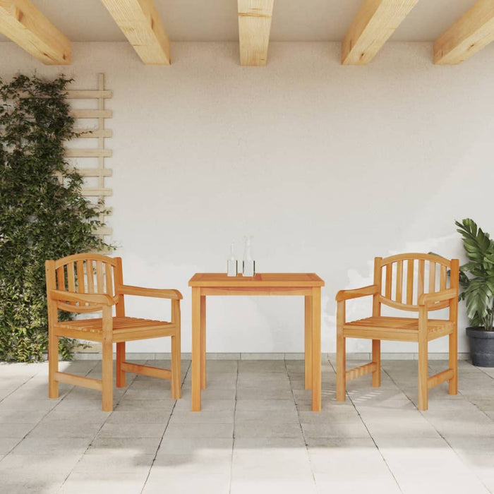 Set mobilier pentru grădină, 3 piese, lemn masiv de tec - WALTI WALTI