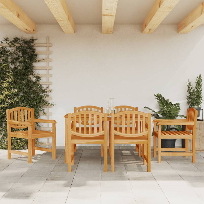 Set mobilier de grădină, 7 piese, lemn masiv de tec - WALTI WALTI
