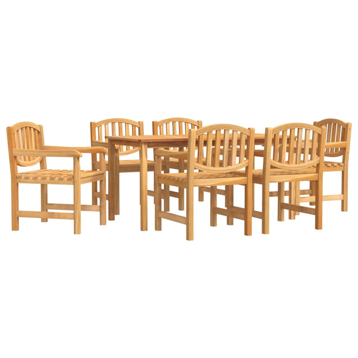 Set mobilier de grădină, 7 piese, lemn masiv de tec - WALTI WALTI