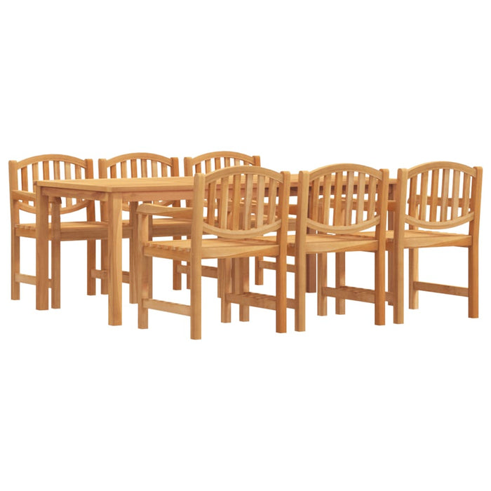 Set mobilier de grădină, 7 piese, lemn masiv de tec WALTI