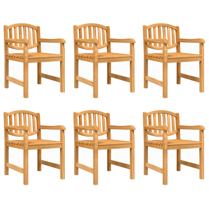 Set mobilier de grădină, 7 piese, lemn masiv de tec WALTI