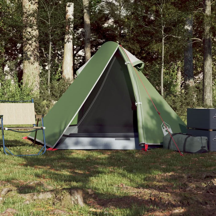 Cort de camping cupolă pentru 2 persoane, verde, impermeabil - WALTI WALTI