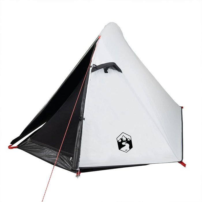 Cort camping cupolă 2 persoane alb, țesătură opacă, impermeabil - WALTI WALTI
