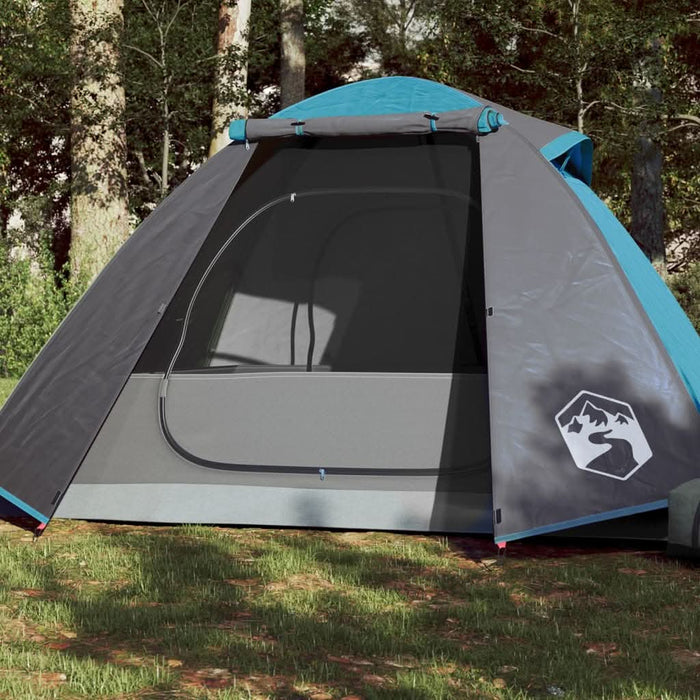 Cort de camping cupolă pentru 2 persoane, albastru, impermeabil - WALTI WALTI